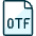 Design File Otf Icon from Ultimate Duotone Set