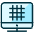 Grid Monitor icon - Free transparent PNG, SVG. No sign up needed.