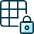 Layers Grid Lock Icon from Ultimate Duotone Set