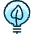 Ecology Leaf Bulb Icon from Ultimate Duotone Set