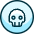 Pollution Skull 1 Icon from Ultimate Duotone Set | Free Download as SVG Vector and Transparent PNG | Streamline icons