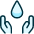 Water Protection Drop Hold 1 Icon from Ultimate Duotone Set