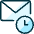 Email Action Clock Icon from Ultimate Duotone Set