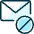 Email Action Disable Icon from Ultimate Duotone Set | Free Download as SVG Vector and Transparent PNG | Streamline icons