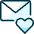 Email Action Heart 1 Icon from Ultimate Duotone Set | Free Download as SVG Vector and Transparent PNG | Streamline icons