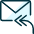 Email Action Reply All 2 icon - Free transparent PNG, SVG. No sign up needed.