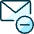 Email Action Subtract Icon from Ultimate Duotone Set