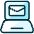 Read Email Laptop Icon from Ultimate Duotone Set