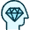 Casino Player Diamond Icon from Ultimate Duotone Set