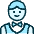 Casino Player Man Icon from Ultimate Duotone Set