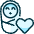 Baby Heart icon - Free transparent PNG, SVG. No sign up needed.