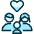 Family Heart Icon from Ultimate Duotone Set