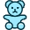 Toys Teddy Bear 1 Icon from Ultimate Duotone Set | Free Download as SVG Vector and Transparent PNG | Streamline icons