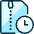 Zip File Clock Icon from Ultimate Duotone Set