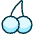 Fruit Cherry Icon from Ultimate Duotone Set