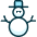 Christmas Snowman Icon from Ultimate Duotone Set