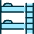 Hotel Bunk Bed 2 icon - Free transparent PNG, SVG. No sign up needed.