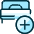 Hotel Single Bed Add Icon from Ultimate Duotone Set