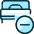 Hotel Single Bed Subtract icon - Free transparent PNG, SVG. No sign up needed.