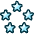 Rating Five Star icon - Free transparent PNG, SVG. No sign up needed.