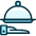 Room Service Give Plate icon - Free transparent PNG, SVG. No sign up needed.