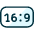 Composition 16 To 9 icon - Free transparent PNG, SVG. No sign up needed.