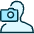 Taking Pictures Human 1 Icon from Ultimate Duotone Set | Free Download as SVG Vector and Transparent PNG | Streamline icons