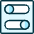 Settings Toggle Horizontal Icon from Ultimate Duotone Set | Free Download as SVG Vector and Transparent PNG | Streamline icons