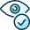 Iris Scan Approved 1 Icon from Ultimate Duotone Set | Free Download as SVG Vector and Transparent PNG | Streamline icons