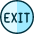 Exit 1 icon - Free transparent PNG, SVG. No sign up needed.