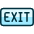Exit icon - Free transparent PNG, SVG. No sign up needed.