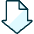 Navigation Down Icon from Ultimate Duotone Set
