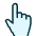 Cursor Hand 1 Icon from Ultimate Duotone Set