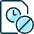 Time Clock File Block Icon from Ultimate Duotone Set