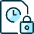 Time Clock File Lock icon - Free transparent PNG, SVG. No sign up needed.