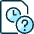 Time Clock File Question Icon from Ultimate Duotone Set