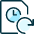 Time Clock File Sync Icon from Ultimate Duotone Set