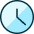 Time Clock Circle Icon from Ultimate Duotone Set