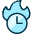 Time Clock Fire icon - Free transparent PNG, SVG. No sign up needed.