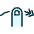Gesture Swipe Horizontal Right 1 Icon from Ultimate Duotone Set