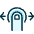 Gesture Tap Swipe Horizontal Icon from Ultimate Duotone Set