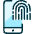 Touch Id Smartphone 1 Icon from Ultimate Duotone Set