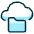 Cloud Folder Icon from Ultimate Duotone Set