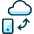 Cloud Phone Exchange Icon from Ultimate Duotone Set