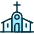 Church Icon from Ultimate Duotone Set | Free Download as SVG Vector and Transparent PNG | Streamline icons