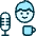 Microphone Podcast Man Icon from Ultimate Duotone Set