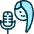 Microphone Sing Woman icon - Free transparent PNG, SVG. No sign up needed.