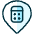 Style Three Pin Calculator Icon from Ultimate Duotone Set