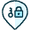 Style Three Pin Key Lock icon - Free transparent PNG, SVG. No sign up needed.