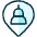 Style Three Pin Monument Icon from Ultimate Duotone Set | Free Download as SVG Vector and Transparent PNG | Streamline icons